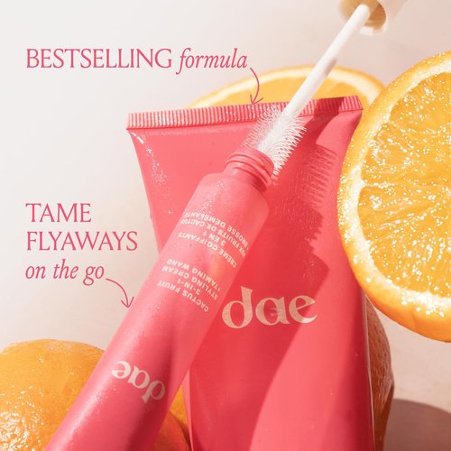 DAE Cactus Fruit 3-In-1 Styling Cream & Taming Wand - Smooth Frizz, Tame Flyaways (0.6 oz)