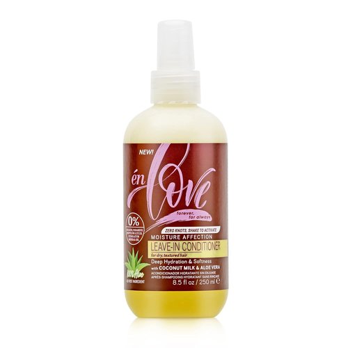 Moisture Crush Leave-In Conditioner - Coconut Milk & Aloe Vera for Deep Hydration | Detangles & Reduces Frizz