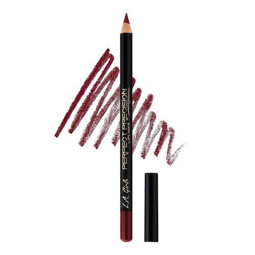 L.A. Girl Perfect Precision Lipliner - Deep Red Shade for Flawless Lip Definition
