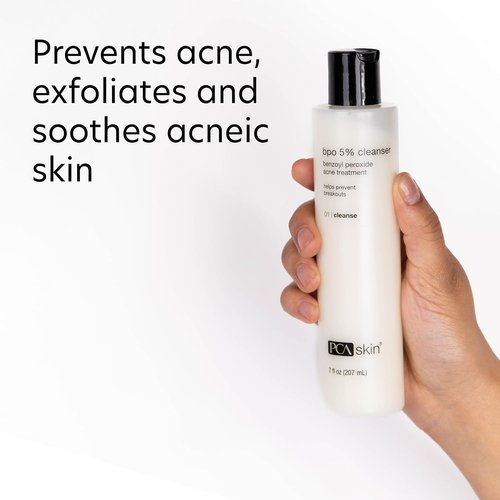 PCA SKIN 5% Benzoyl Peroxide Face Wash - Foaming Acne Cleanser for Oily Skin | 7 Oz Bottle