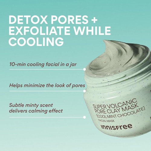 Innisfree Super Volcanic Clay Mask - Pore & Sebum Control for Oily Skin | Limited Edition Gift Sets