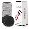 60 Pcs Replaceable Sandpaper Refill Discs for Electric Foot File Callus Remover Foot Care Dead Skin Cracked Hard Skin Removal (Fine 180 Grit)