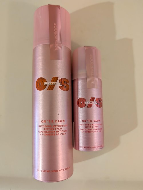 On ’Til Dawn Big & Bitty Mattifying Waterproof Setting Spray Duo – Includes Full Size (3.4 fl. oz / 146 mL) and Travel Size (1.0 fl. oz / 46 mL)