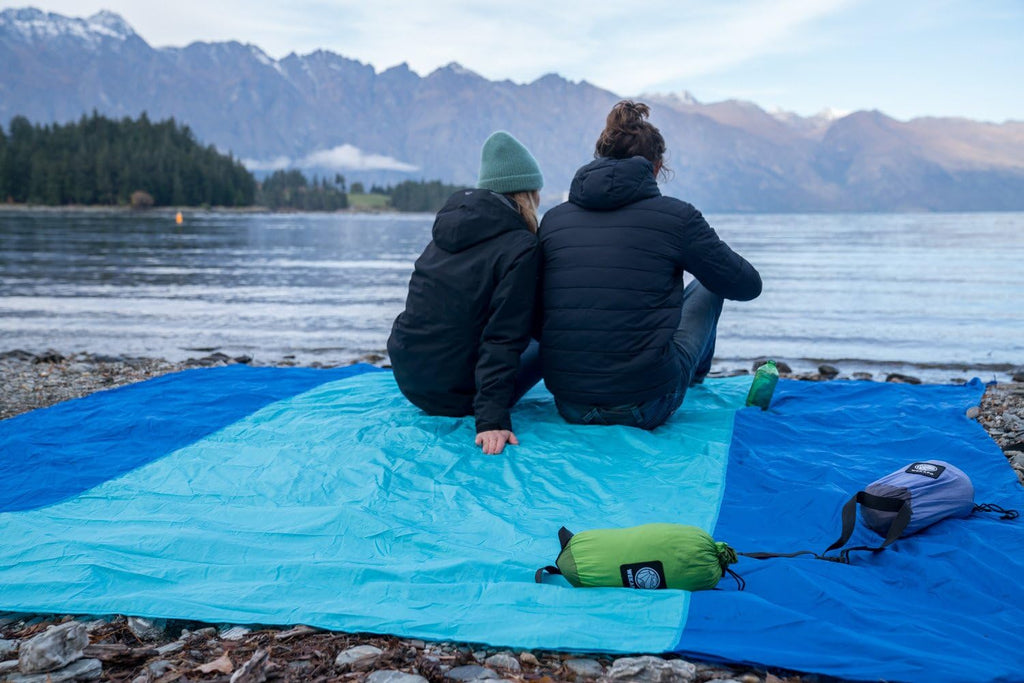 WEKAPO Beach Blanket - Extra Large Sandproof & Waterproof Mat | Quick-Drying for Picnics, Camping & Vacations
