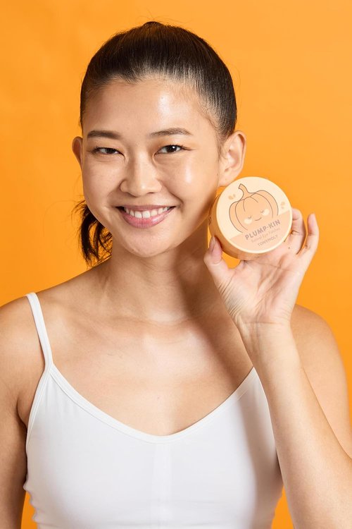 TONYMOLY Plump-Kin Retinol Hydrogel Eye Patches - Hydrating & Refreshing with Pumpkin Extract, 30 Pairs