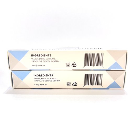 DEAD SKIN Lash Lift Glue Adhesive 5ml X 2pcs, Eyelash Perm and Brow Lamination Glue, Professional Strong Sticky Transparent Water Soluble Eyelash Adhesive
