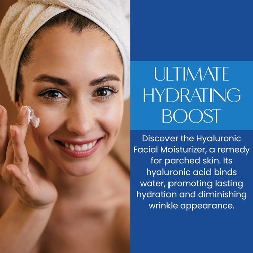 The Beauty Standard Hyaluronic Acid Daily Face Moisturizer - Long-lasting Hydration, Anti-Aging, Skin Firming - Dermatologist Tested, Korean Skin Care - 1.69 fl. oz