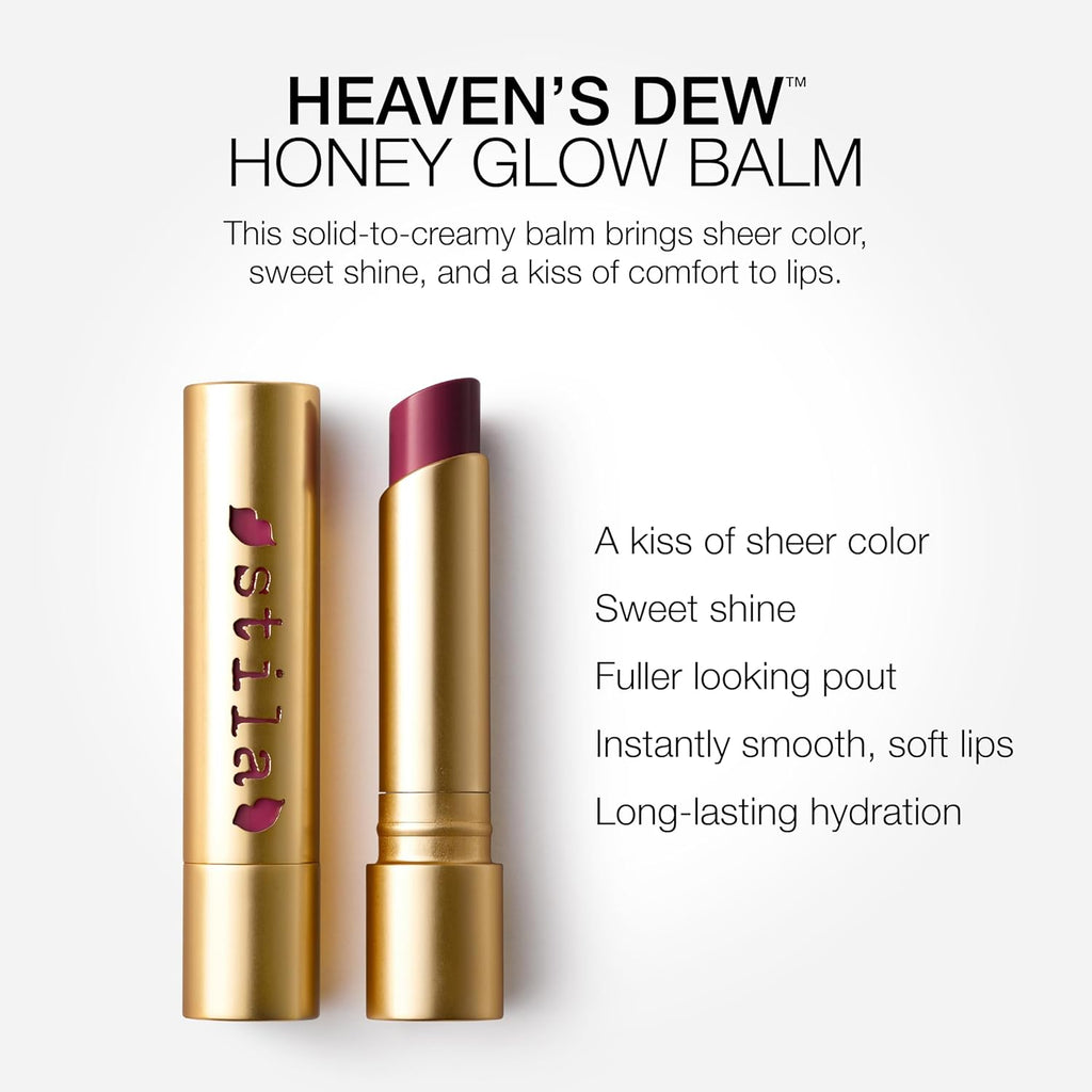Stila Heaven’s Dew Honey Glow Balm - Hydrating Tinted Lip Balm with Honey Extract & Maracuja Oil | Nourishing Lip Care