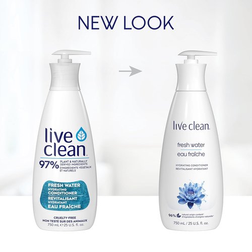 Live Clean Freshwater Conditioner - Nourishing Hydration for All Hair Types | 750 ML