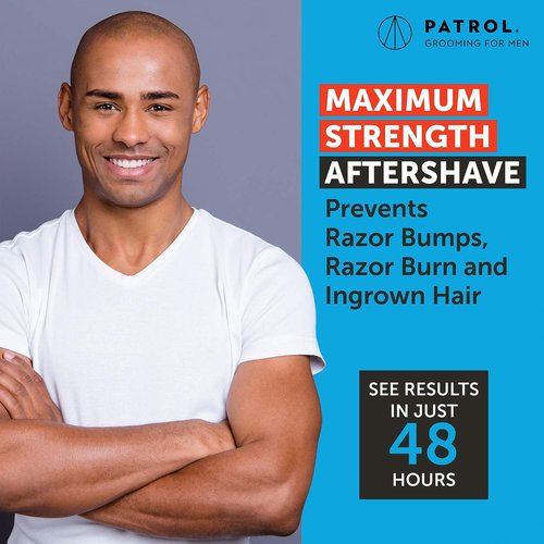 Bump Patrol Maximum Strength Aftershave Treatment Serum – Razor Bump Stopper and Ingrown Hair Treatment for Men and Women, Fast Acting Formula - 2 oz (Pack of 2)