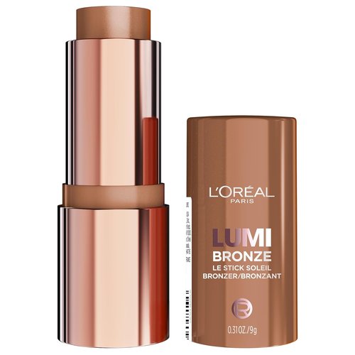 L'Oreal Paris Lumi Bronze Stick - Cream-To-Powder Bronzer for Sunkissed Glow | 110 Toasted Sunlight