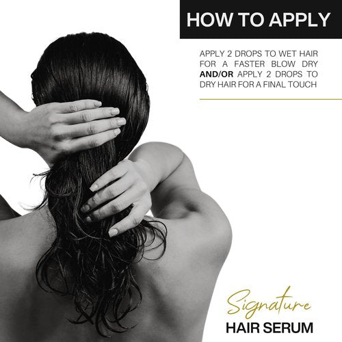 Cristian Rovere - Signature Hair Serum - Organic Argan Oil & Acai Extract - Frizz Control & Shine Serum - Sulfate Free & Paraben Free - Lightweight Hair Oil for Smoothness - 1.7 Fl Oz