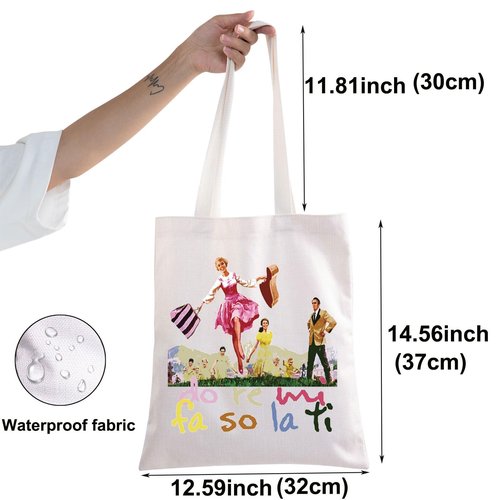 BWWKTOP Sound Musical Cosmetic Makeup Bag Von Trapp Gift Do Re Mi Fa So La Ti Theater Zipper Pouch Bag Musical Merchandise (Do Re Mi TG)