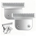 CR8GR8 Detachable T-Blade Replacement Blades - Precision 0.5mm Cut for Wahl Trimmer 9864/9864SS/9818A | 440C Stainless Steel, 2 Pack
