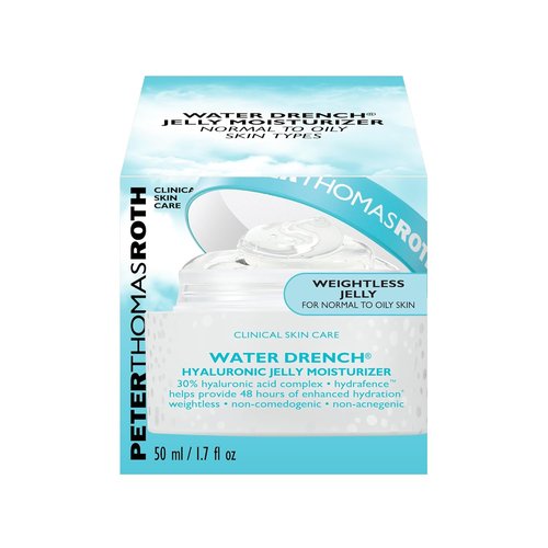 Peter Thomas Roth | Water Drench® Hyaluronic Jelly Moisturizer | Fragrance-Free, Non-Comedogenic, Acne-Safe for Normal to Oily Skin