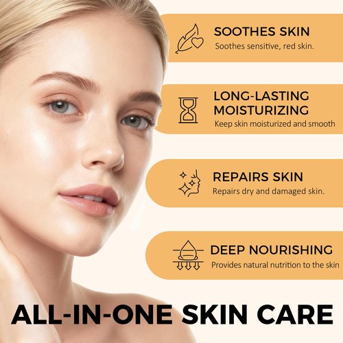 FJALLUFT Beef Tallow and Honey Balm Moisturiser, Whipped Grass Fed with Raw Honey and Olive Oil, Anti-Aging Facial Cream, Unscented, 3 Ounce (Medium)