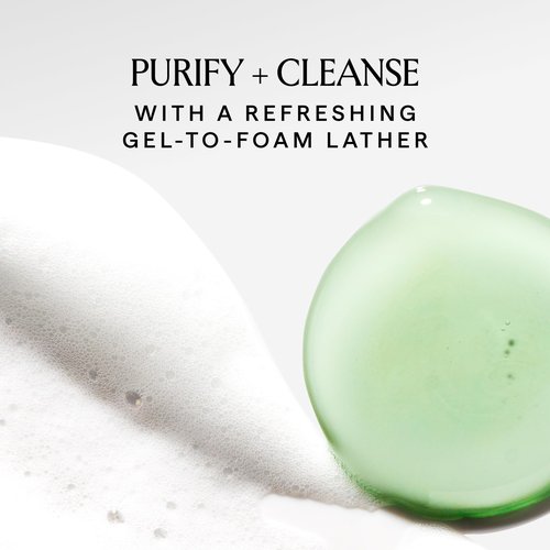 HERBIVORE Aquarius BHA + Blue Tansy Clarity Cleanser | Deep Cleansing Face Wash with Gentle Exfoliation for Oily-Combination Skin, Vegan, 100 mL / 3.3 oz
