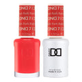 DND Gel Polish Set - Orange Collection | UV/LED Gel & Air Dry Nail Lacquer Duo, 0.5 Fl Oz Each