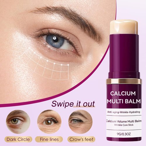 Kabowa Calcium Multi Balm Stick + Calcium Under Eye patch 60ea,Eye Care Duo,Hydrating & Wrinkle Bounce & Lifting Repair Eye Treatment Daily Skin Care