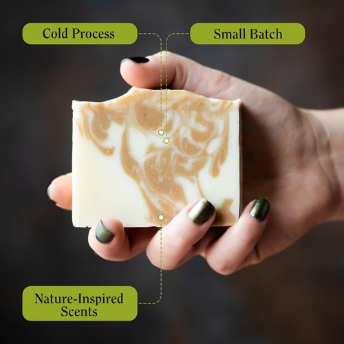 CompassSoap Pachamama Patchouli Bar Soap - Natural & Gentle Lather for Men & Women | 5 oz, Pack of 2