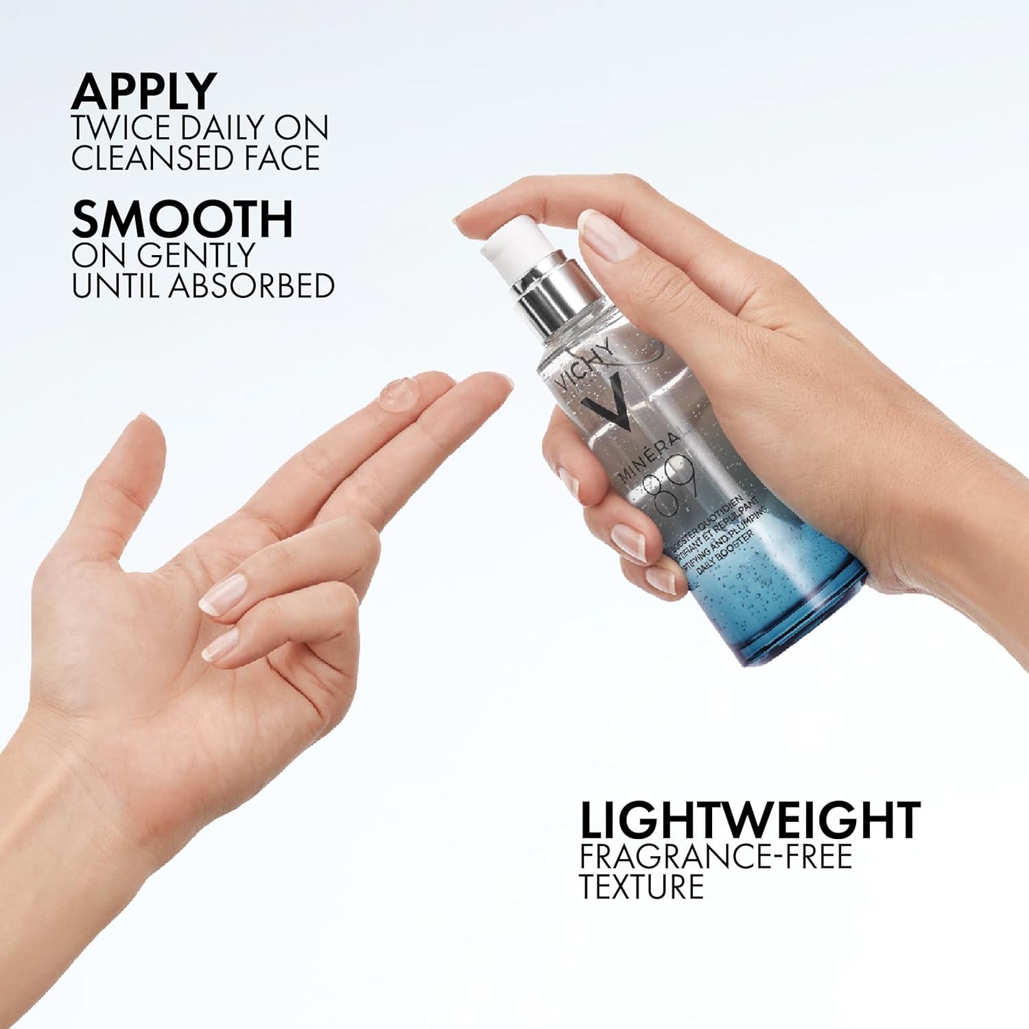 Vichy Mineral 89 Niacinamide Serum - Prebiotic Defense & Recovery Concentrate for Dull, Dry Skin