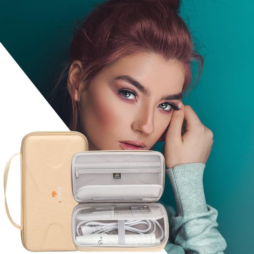Aproca Case Compatible with Pure Daily Care NuDerma Clinical Skin Therapy Wand Machine, Portable Storage Protective Bag for Accessories (Case Only)