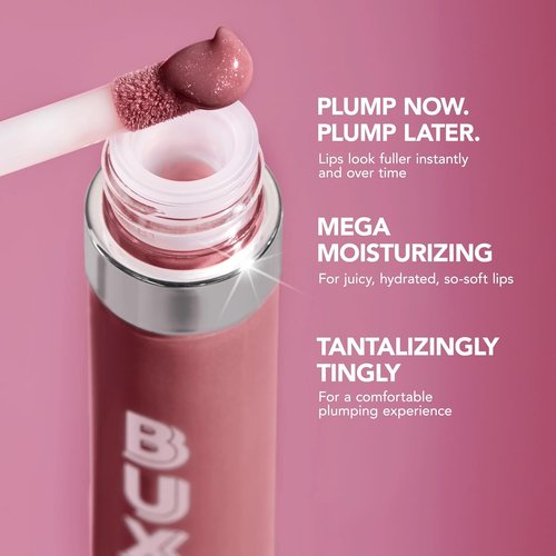 Buxom Full-On Plumping Lip Polish - Dolly Shade with Mini Lash Volumizing Mascara Set
