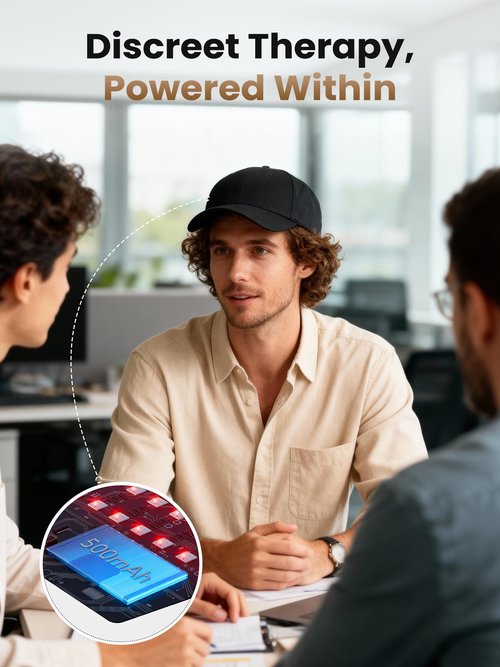 Hair Growth Device, Laser Hair Growth Cap, Red Light Therapy for Hair Growth, Red Light Cap for Thicker Hair in Men and Women
