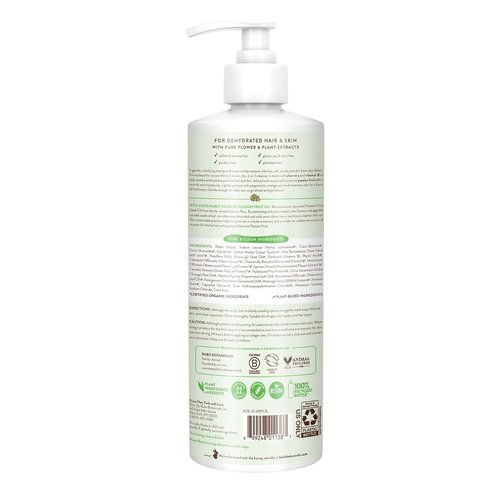 Babo Botanicals Citrus Mint & Passion Fruit Shampoo | Purifying Hair & Body Wash for All Ages - Removes Chlorine & Sweat