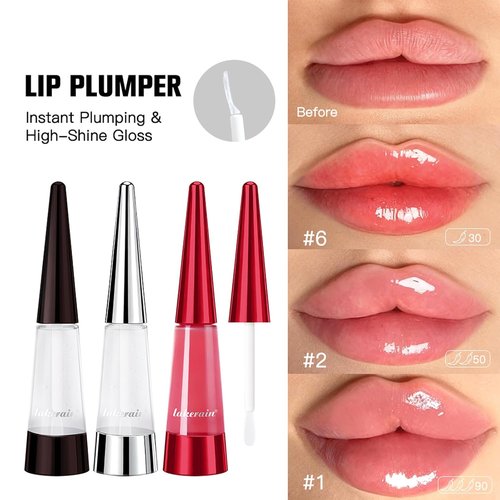 **BAISEN DIARY Plumping Lip Oil - Ultra-Hydrating Gloss for Smooth, Juicy Lips | Instant Volume & Shine**