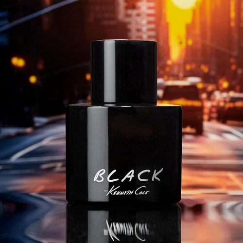 Kenneth Cole Black Cologne for Men - Elegant Eau de Toilette Spray | 3.4 oz Fragrance