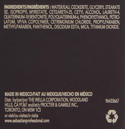 Sebastian Professional Matte Putty - Strong Hold Styling Cream for Textured Hair, 2.5 oz.
