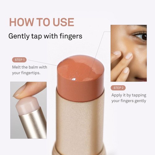 hince True Dimension Radiance Balm - Highlighter for Korean Glass Skin, Blush for Cheeks, Cream Blush, Contour Stick, Natural Glowy Look, Clean Makeup for Radiant Complexion, 10g (DAWN RAY, TP002)