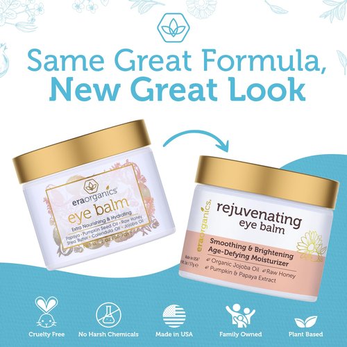 Regine Switzerland USDA Organic Eye Moisturizer Cream - Rejuvenating Age-Defying Balm for Sensitive Skin with Jojoba & Argan Oil