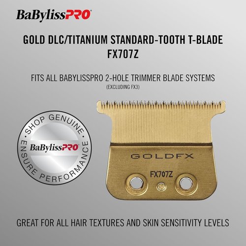 BaBylissPRO Replacement T-Blades - Standard & Fine-Tooth for Hair Trimmers | FX787, FX799, FX726, FX729