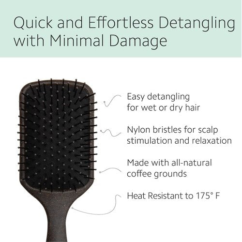 KP3 Kona Paddle Brush - Professional Styling Tool for Smooth, Sleek Hair | Ideal for All Hair Types