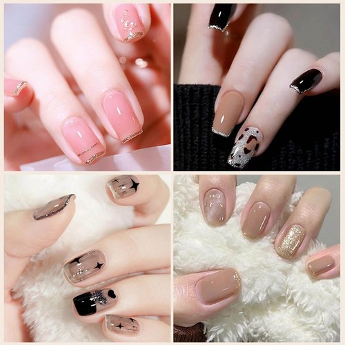 Silver Metal Glitter Gel Nail Polish 4 Colors Painted Metal Platinum Drawing Gel Polish Gold Silver Black Glitter Nail Polish Liner Sparkling Soak Off Gel for DIY Painting Nail Art Gel