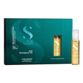 ALFAPARF MILANO Semi Di Lino Reconstruction Oil - SOS Emergency Treatment for Strengthening & Repairing Damaged Hair - Vegan Hydrating Oil (6 Vials/2.64 oz)