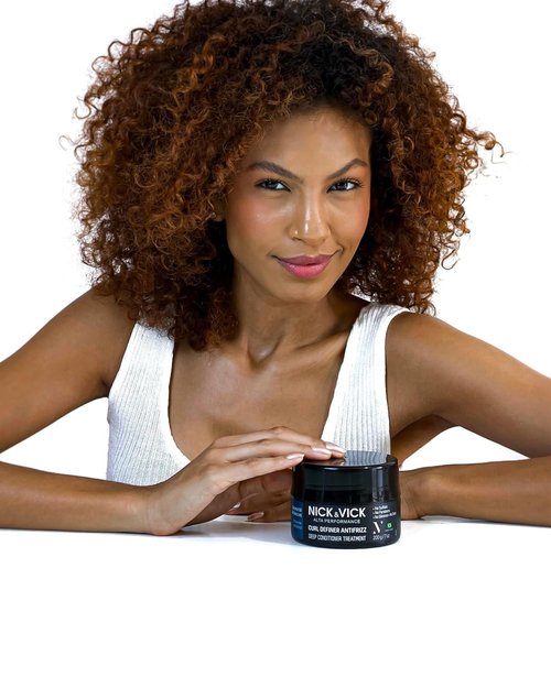 Nick Vick Curl Definer - Anti-Frizz Deep Conditioner | Sulfate, Paraben & Silicone Free, 12 oz