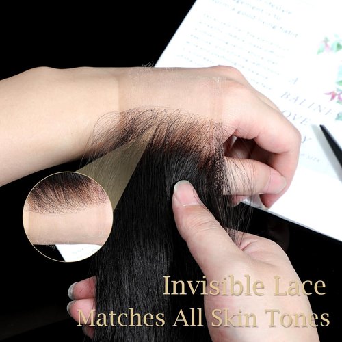 CindiRiver 2x6 HD Lace Closure Straight Human Hair, Invisible Virgin Real Swiss HD Lace, Natural Hairline, Skinlike Lace Frontal Closure Only