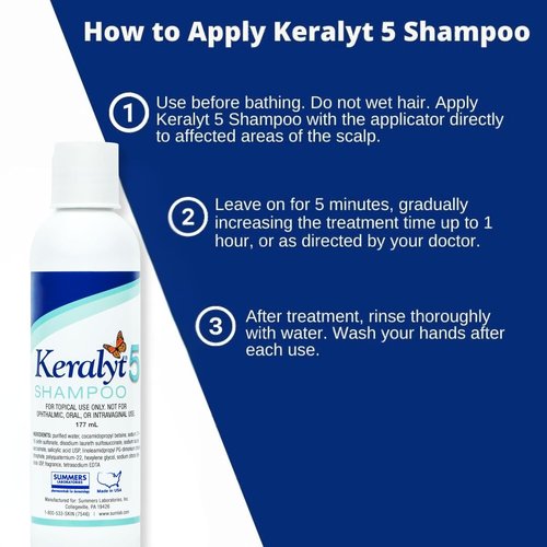 5 Anti-Dandruff Shampoo - Max Strength 5% Salicylic Acid for Scalp Relief | 177ml