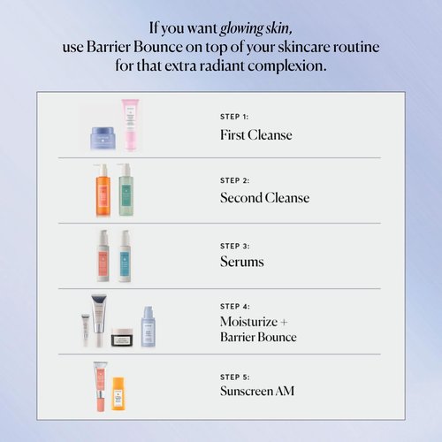Naturium Barrier Bounce Serum, Plumps & Hydrates Face, Neck & Chest, Hydration Booster & Skin Care with Squalene & Ceramide Complex, 1.7 fl oz