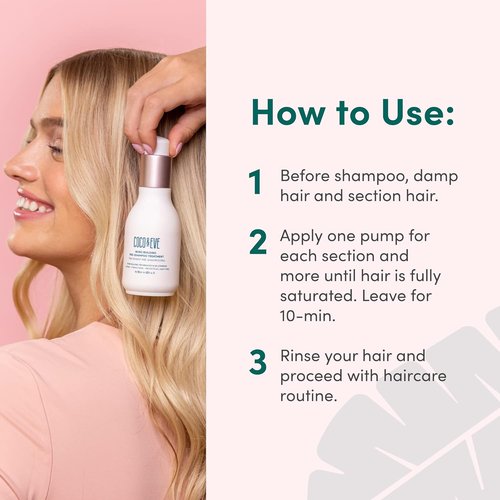 Coco & Eve Conditioner - Deep Conditioning Pre-Shampoo Treatment for Damaged Hair | 4.23 fl oz