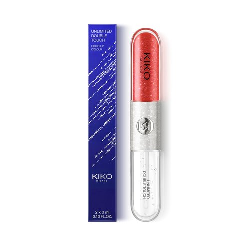 KIKO Milano Unlimited Double Touch Liquid Lipstick - Long-Lasting Color & Hydration | 0.14 oz