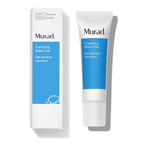 Murad Clarifying Water Gel - Lightweight Moisturizer for Acne-Prone Skin with Salicylic & Hyaluronic Acid - 2 Fl Oz