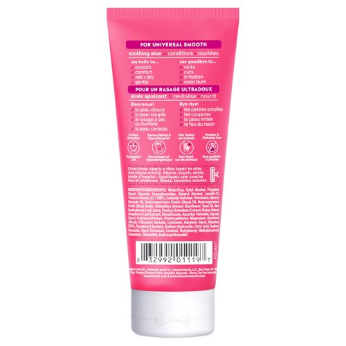 eos Travel Sensitive Skin Women's Shave Cream- Fragrance-Free, Toiletries, Mini Shave Cream, 2.5 fl oz (Pack of 2)