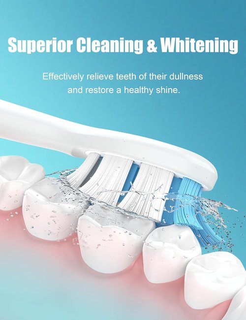 Philips Sonicare Toothbrush Replacement Heads - Diamondclean Electric Brush Refills, 10 Pack White