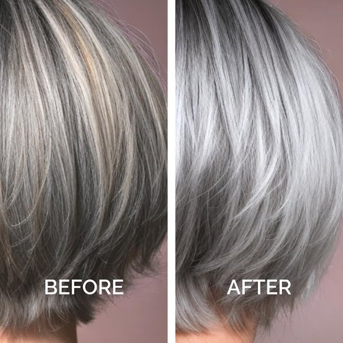 Just Nutritive Purple Toning Shampoo - Eliminate Brassiness & Boost Shine for Blonde, Gray, White Hair | 8 oz, Sulfate-Free, Paraben-Free