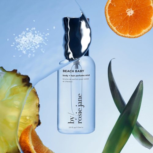 By Rosie Jane Body & Hair Perfume Mist - Beach Baby Scent with Orange Spritz & Ocean Water | 115ml