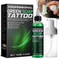 Vereclue Green Soap Tattoo (4OZ) - Concentrated Tattoo Soap with Foaming Bottle 120ml, Wash Cleaning Supplies for Tattoos Piercings, Clean Skin Equipment